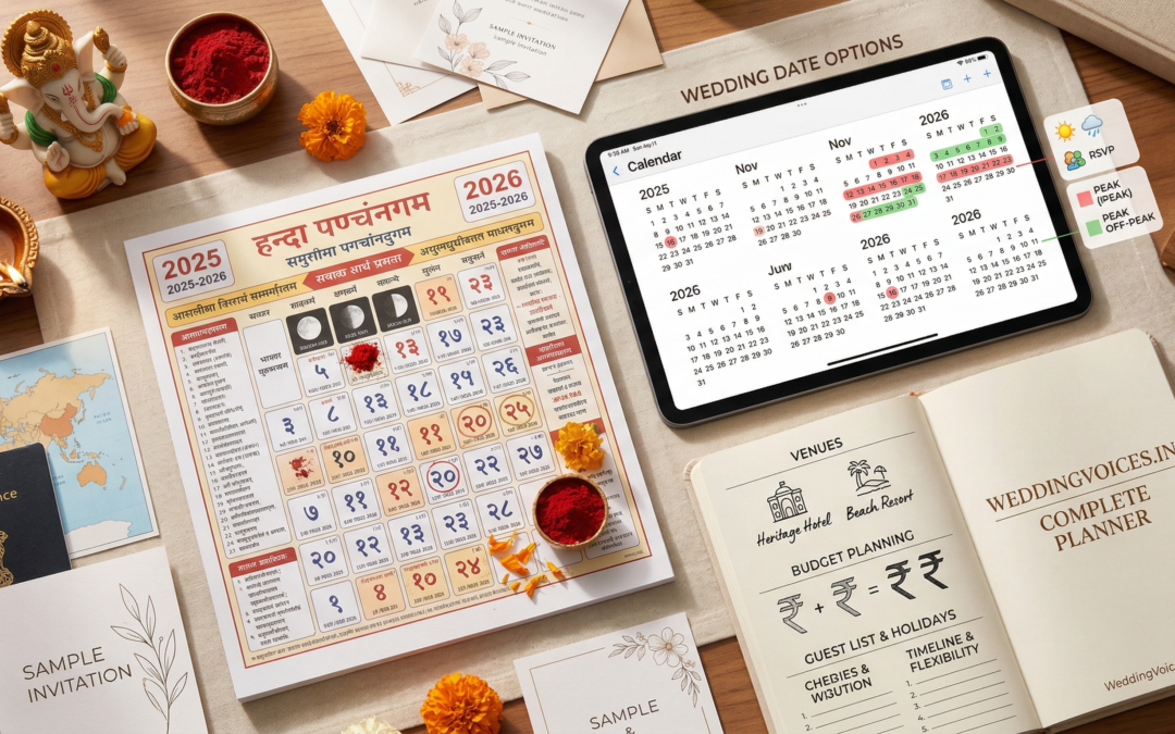 How to Choose the Best Wedding Date According to the Hindu Calendar 2025–2026
